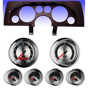 90-92 Camaro Black Dash Carrier w/Auto Meter American Muscle Gauges