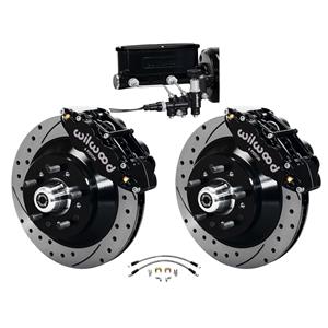 Wilwood 64-72 Chevelle A-Body Manual Front Disc Big Brake Kit Drilled 13"