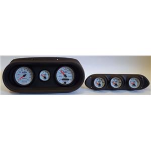 62-64 Nova Black Dash Carrier w/Auto Meter Phantom II Gauges