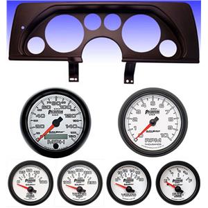 90-92 Camaro Black Dash Carrier w/Auto Meter Phantom II Gauges