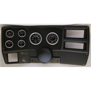 73-83 GM Truck Black Dash Carrier w/Auto Meter Sport Comp II Gauges