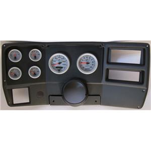 84-87 Chevy Truck Black Dash Carrier w/Auto Meter Ultra Lite II Gauges
