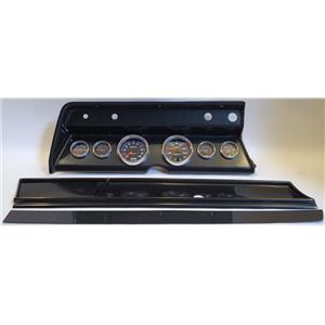 67 Chevelle Carbon Dash Carrier w/Auto Meter Cobalt Gauges