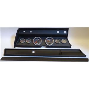 67 Chevelle Black Dash Carrier w/Auto Meter Cobalt Gauges