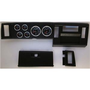 82-86 S10 Pickup Black Dash Carrier w/ Auto Meter Cobalt Gauges