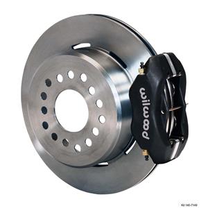 Wilwood 64-74 Chevy 10/12 Bolt Rear Disc Brake Kit Plain Black Stagg Caliper