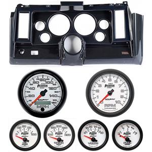 69 Camaro Carbon Dash Carrier w/Auto Meter Phantom II 5" Gauges