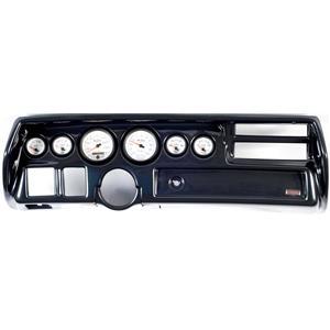 70-72 Chevelle Sweep Carbon Dash Carrier w/Auto Meter Phantom II Gauges