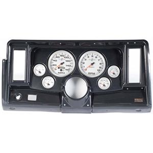 69-76 Nova Carbon Dash Carrier w/Auto Meter Ultra Lite II 5" Gauges
