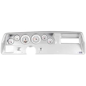 70-72 Chevelle SS Silver Dash Carrier w/Auto Meter Ultra Lite II Gauges