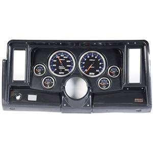 69-76 Nova Carbon Dash Carrier w/Auto Meter Cobalt 5" Gauges