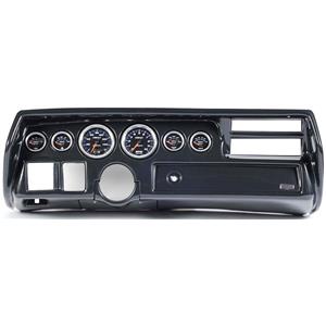 70-72 Chevelle Sweep Carbon Dash Carrier w/Auto Meter Cobalt Gauge Gauges