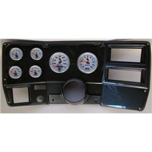 73-83 GM Truck Carbon Dash Carrier w/Auto Meter C2 Gauges