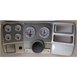 84-87 Chevy Truck Silver Dash Carrier w/Auto Meter C2 Gauges