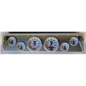 66 67 Nova Silver Dash Carrier w/ Auto Meter NV Gauges
