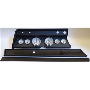 66 Chevelle Black Dash Carrier w/Auto Meter NV Gauges