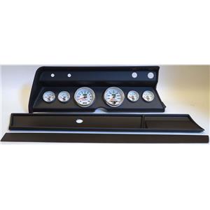 67 Chevelle Black Dash Carrier w/Auto Meter NV Gauges