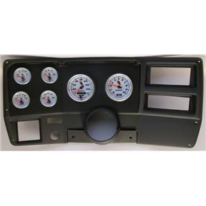 73-83 GM Truck Black Dash Carrier w/Auto Meter C2 Gauges
