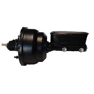 BLACK 7" Dual Diaphragm Booster Wilwood Tandum Aluminum Master 1" Black