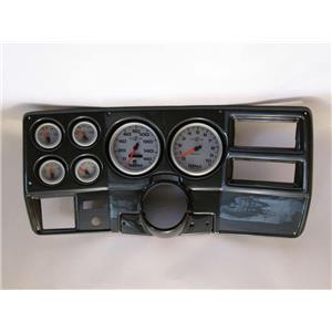 73-83 GM Truck Carbon Dash Carrier w/ Auto Meter 5" Ultra-Lite II Gauges