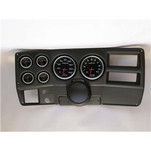 73-83 GM Truck Black Dash Carrier w/ Auto Meter 5" Sport Comp II Gauges