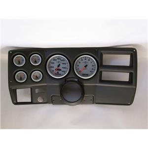 73-83 GM Truck Black Dash Carrier w/ Auto Meter 5" Ultra-Lite II Gauges