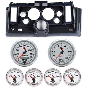 69 Camaro Carbon Dash Carrier w/Auto Meter C2 5" Gauges
