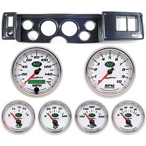79-81 Camaro Carbon Dash Carrier w/Auto Meter NV Gauges