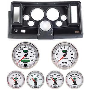 69-76 Nova Black Dash Carrier w/Auto Meter NV 5" Gauges