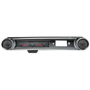 Dakota Digital 65 Chevy Impala VHX Dash Gauges Black Alloy Red VHX-65C-IMP-K-R