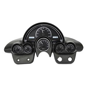 Dakota Digital 58-62 Chevy Corvette Analog Gauges Black White VHX-58C-VET-K-W