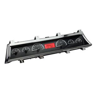 Dakota Digital Dash Gauges 66 67 Chevelle EL Camino Black Red VHX-66C-CVL-K-R