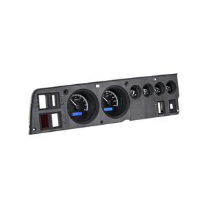 Dakota Digital 68-70 Dodge Charger Analog Gauges Black Blue VHX-68D-CHG-K-B