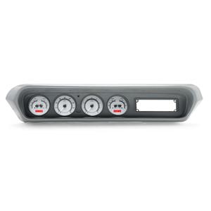 Dakota Digital 64-67 Pontiac GTO Analog Gauges Silver Alloy Red VHX-64P-GTO-S-R