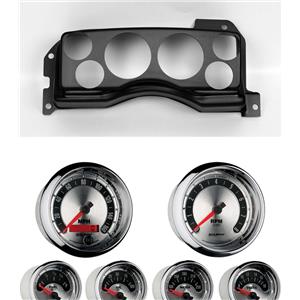 90-93 Mustang Black Dash Carrier w/ Auto Meter American Muscle Gauges