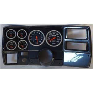73-83 GM Truck Carbon Dash Carrier Auto Meter Sport Comp Electric 5" Gauges