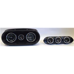 62-64 Nova Carbon Dash Carrier w/Auto Meter Carbon Gauges