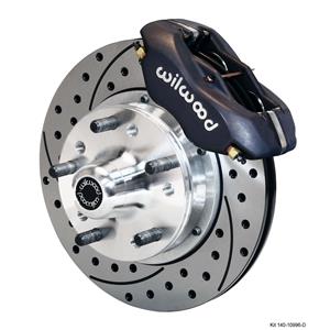 Wilwood 64-72 Chevelle A-Body Front Disc Brake Kit 11" Drilled Rotor Black