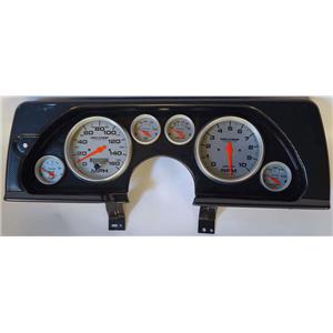 90-92 Camaro Carbon Dash Carrier w/Auto Meter Ultra Lite Electric Gauges