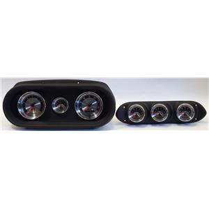 65 Nova Black Dash Carrier w/ Auto Meter American Muscle Gauges
