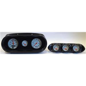 62-64 Nova Carbon Dash Carrier w/Auto Meter Phantom Electric Gauges