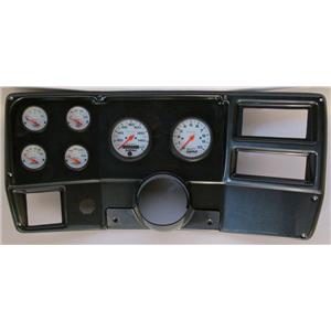84-87 Chevy Truck Carbon Dash Carrier w/Auto Meter Phantom Electric Gauges