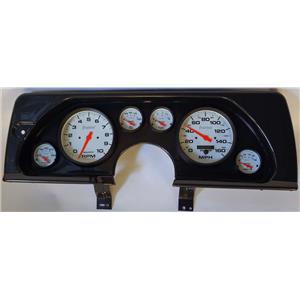 90-92 Camaro Carbon Dash Carrier w/Auto Meter Phantom Electric Gauges