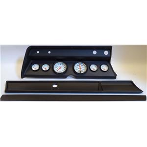 67 Chevelle Black Dash Carrier w/Auto Meter Phantom Electric Gauges
