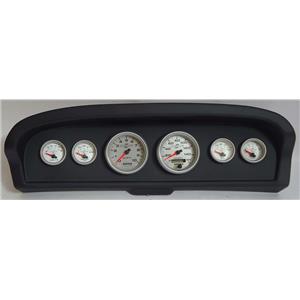 61-66 Ford Truck Black Dash Carrier w/ Auto Meter Ultra Lite II Gauges