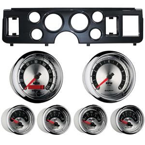 79-86 Mustang Carbon Dash Carrier w/ Auto Meter American Muscle Gauges