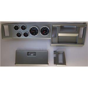82-86 S10 Pickup Silver Dash Carrier w/ Auto Meter Cobalt Gauges