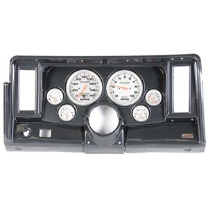 69-76 Nova Carbon Dash Carrier w/Auto Meter Ultra Lite Electric 5" Gauges