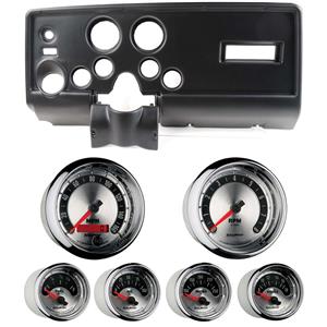 69 Pontiac Firebird Black Dash Carrier w/ Auto Meter American Muscle Gauges