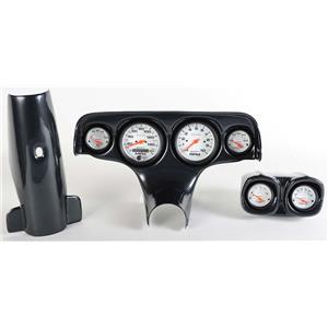 57 Bel Air Carbon Dash Carrier w/Auto Meter Phantom Electric Gauges
